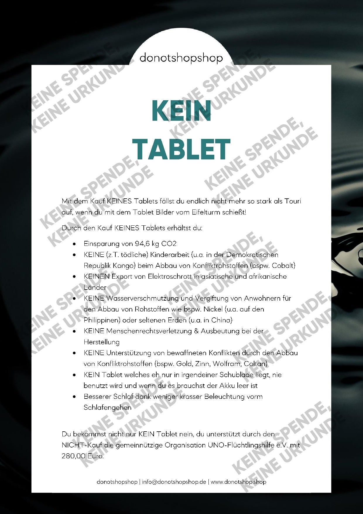 KEIN Tablet - donotshopshop