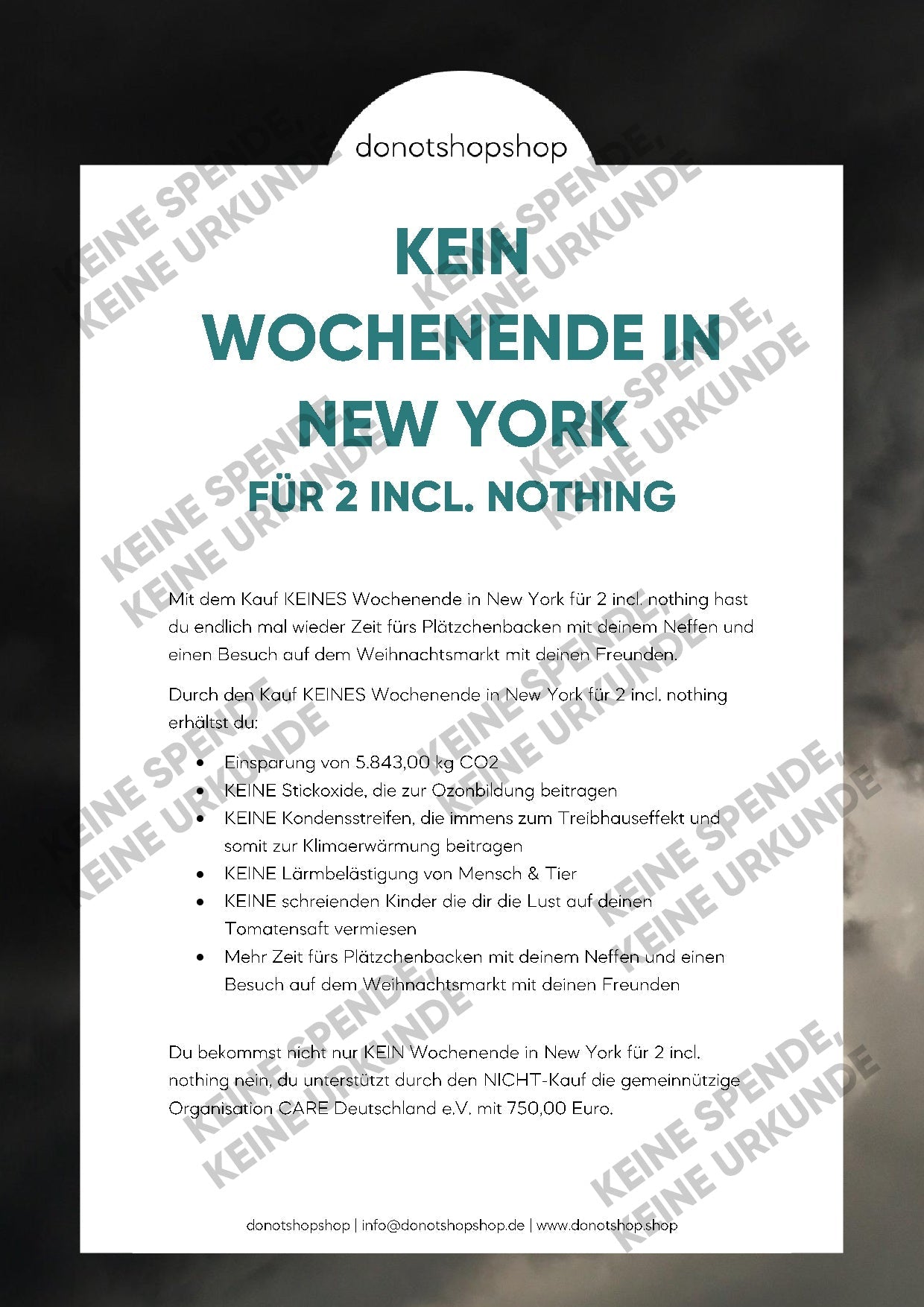 KEIN Wochenende in New York für 2 incl. nothing - donotshopshop