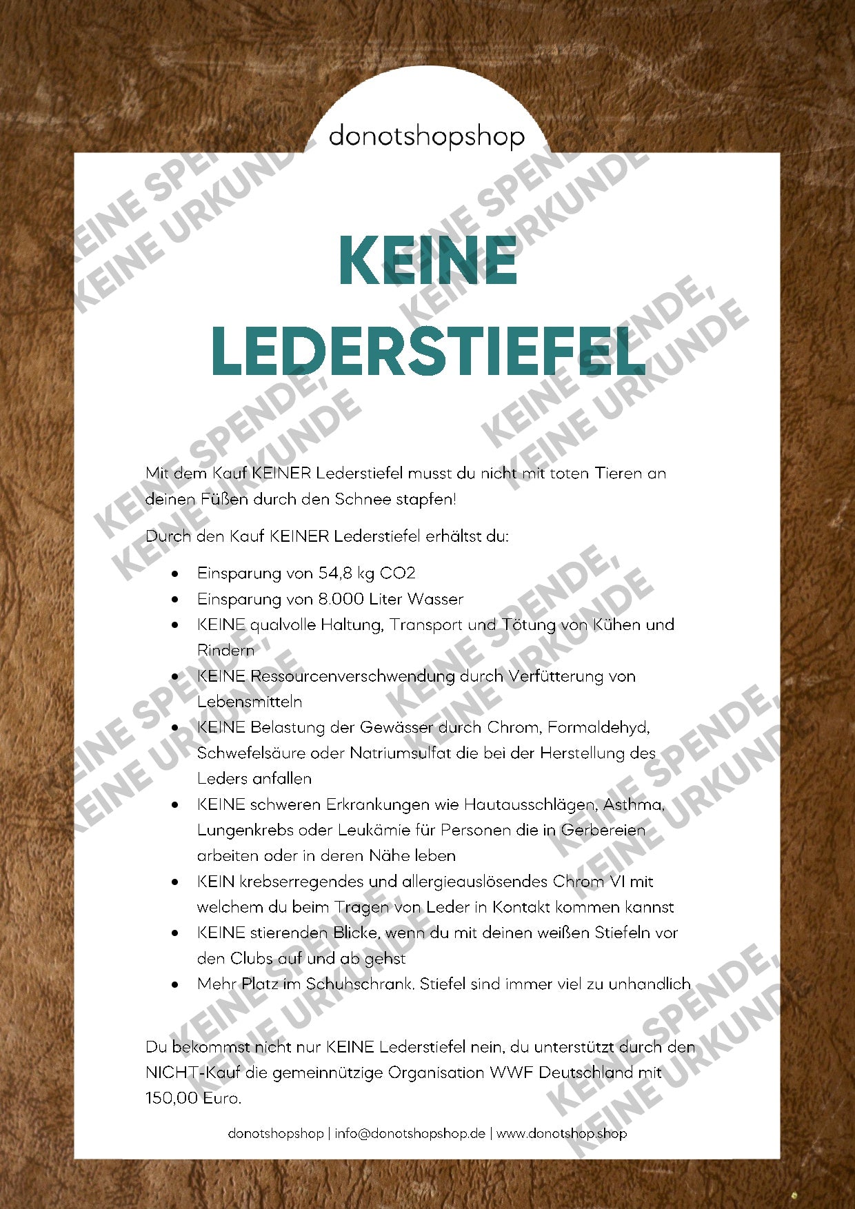 KEINE Lederstiefel - donotshopshop