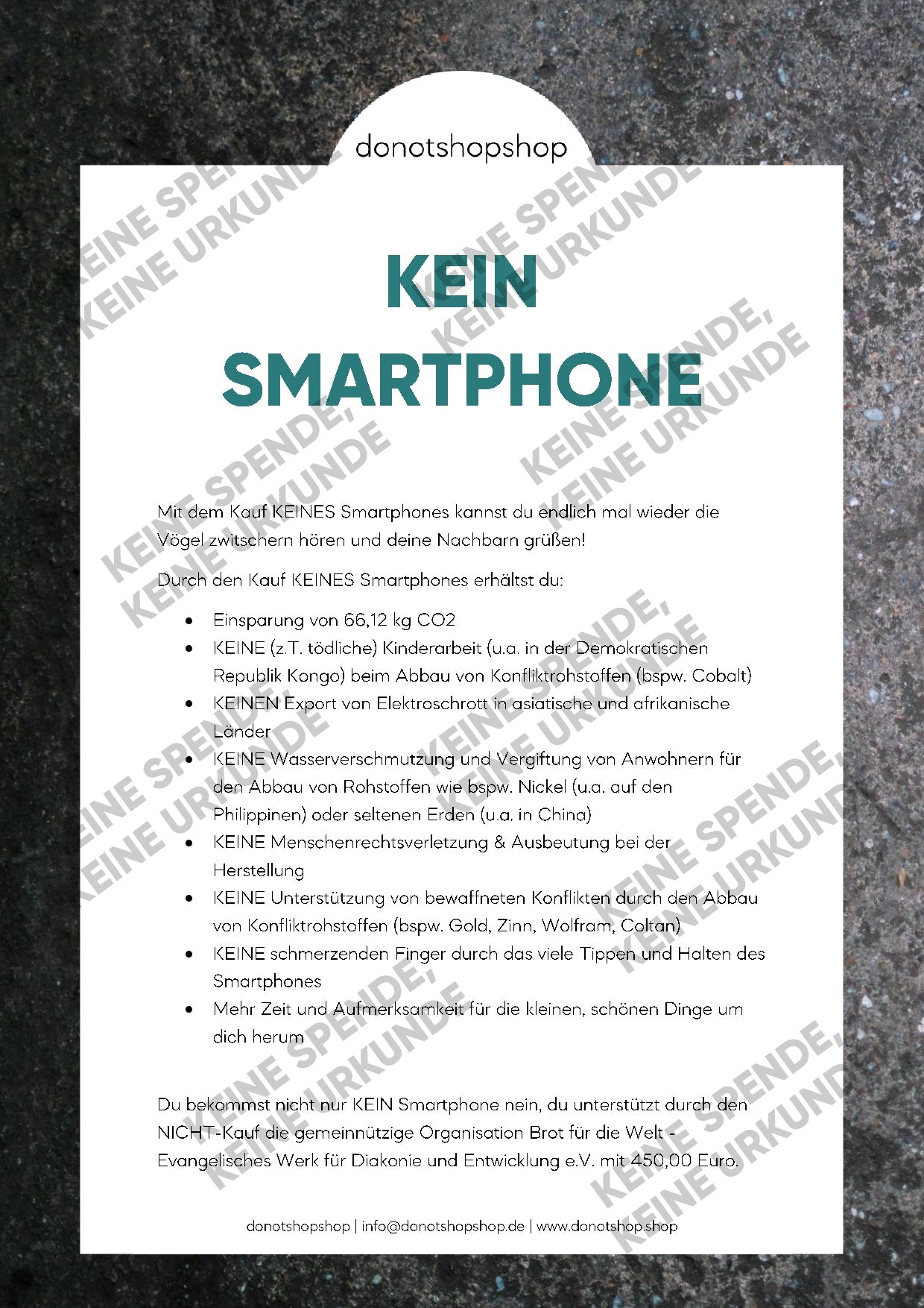 KEIN Smartphone - donotshopshop